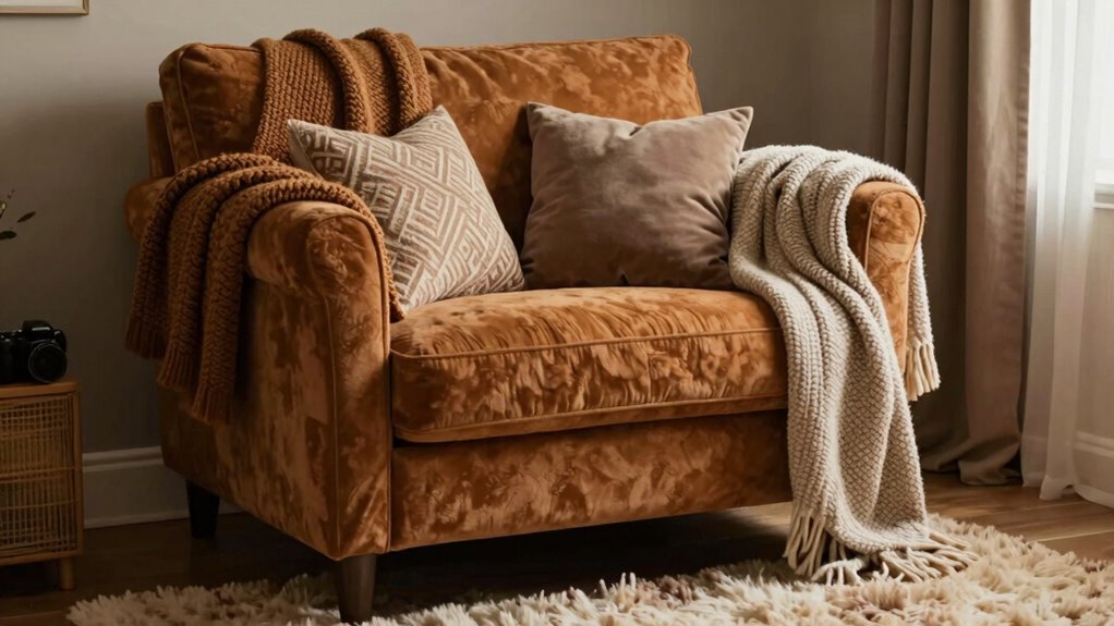 layered textile comfort elements