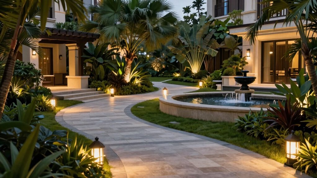 luxurious outdoor lighting design