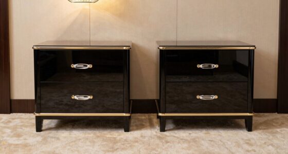 luxury nightstand set