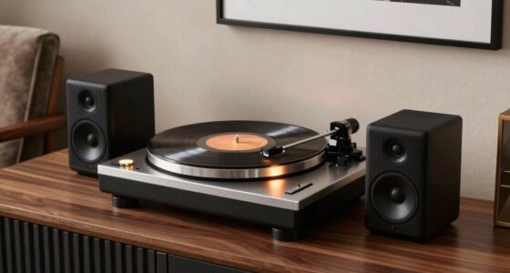 luxury turntables with speakers