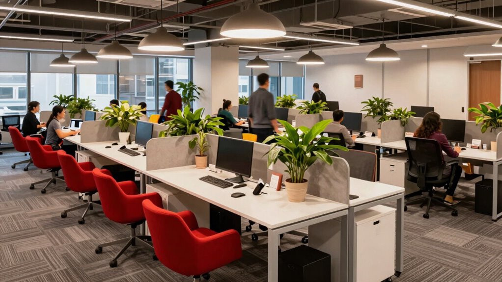 managing open space distractions