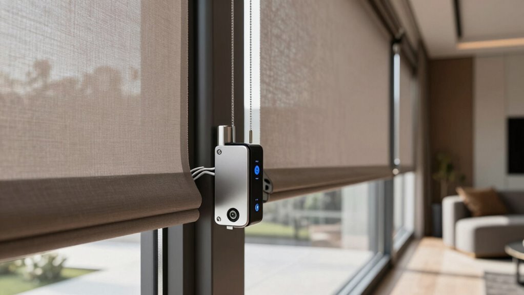 matching blinds and control