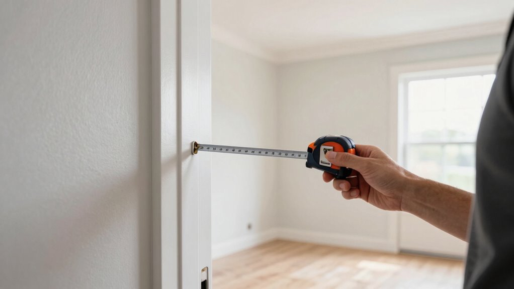 measure doorway clear width