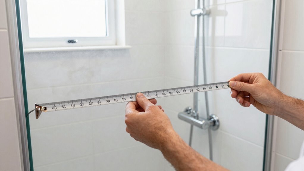 measuring shower space accurately