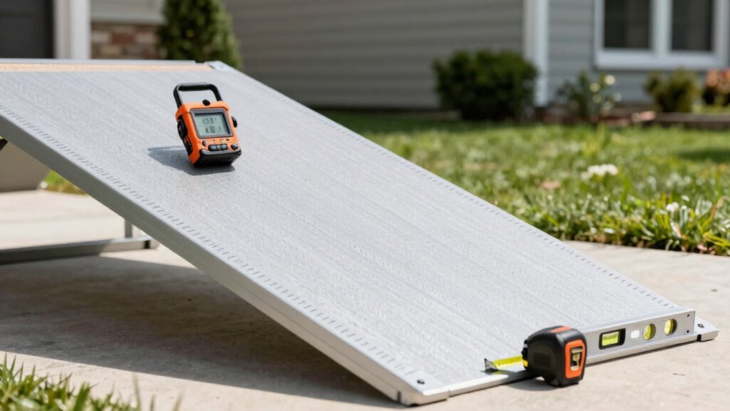 measuring tools for ramp construction