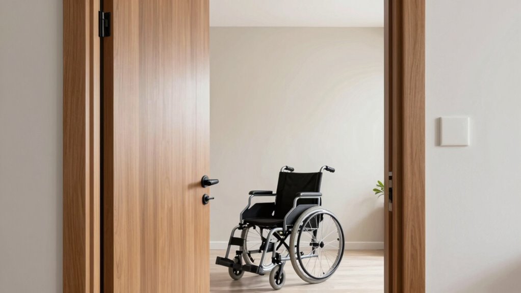 minimum doorway clear width