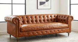 modernize chesterfield leather sofa