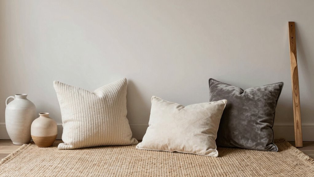 neutral textures create visual depth