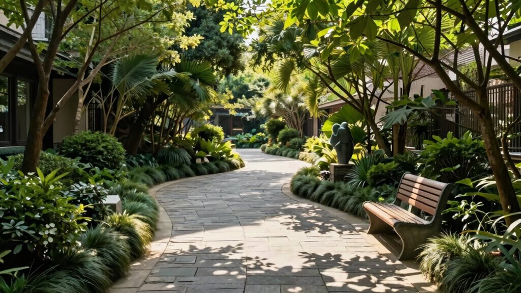 observe pathways and landmarks