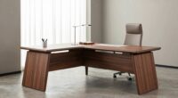 open u shaped desk design