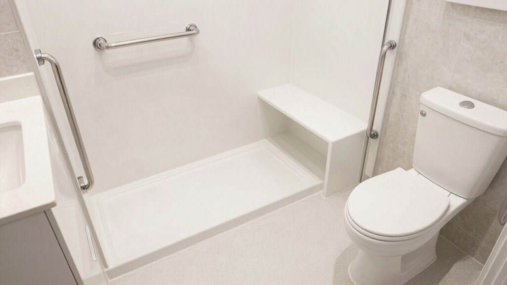 optimal fixture and grab bar placement