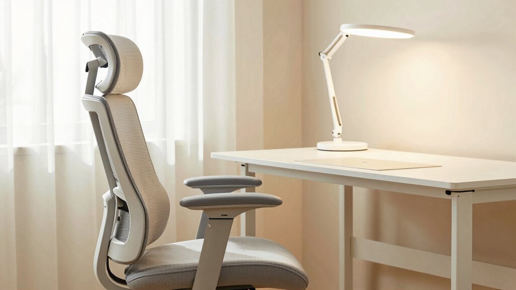 optimal lighting and ergonomic seating