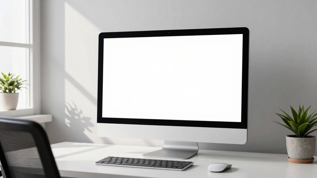 optimal monitor positioning and glare reduction