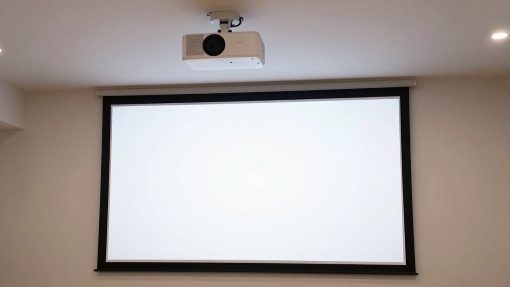 optimal projector mounting setup