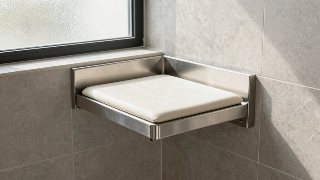 optimal shower seat placement