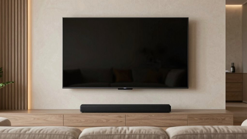optimal soundbar placement ensures clarity