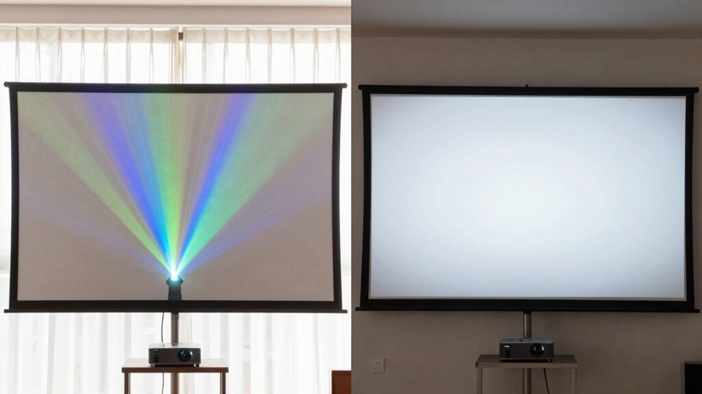 optimizing bright room projection