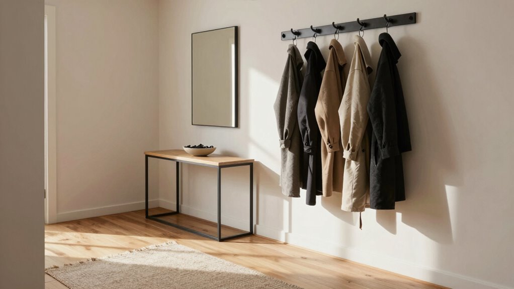 organize entryway for efficiency