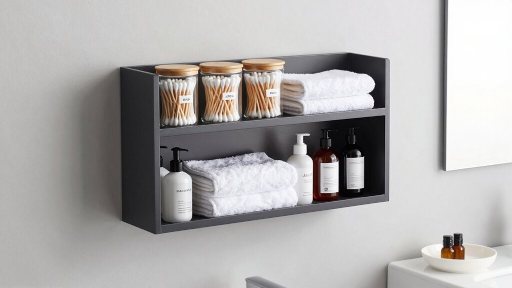 organized accessible bathroom routines