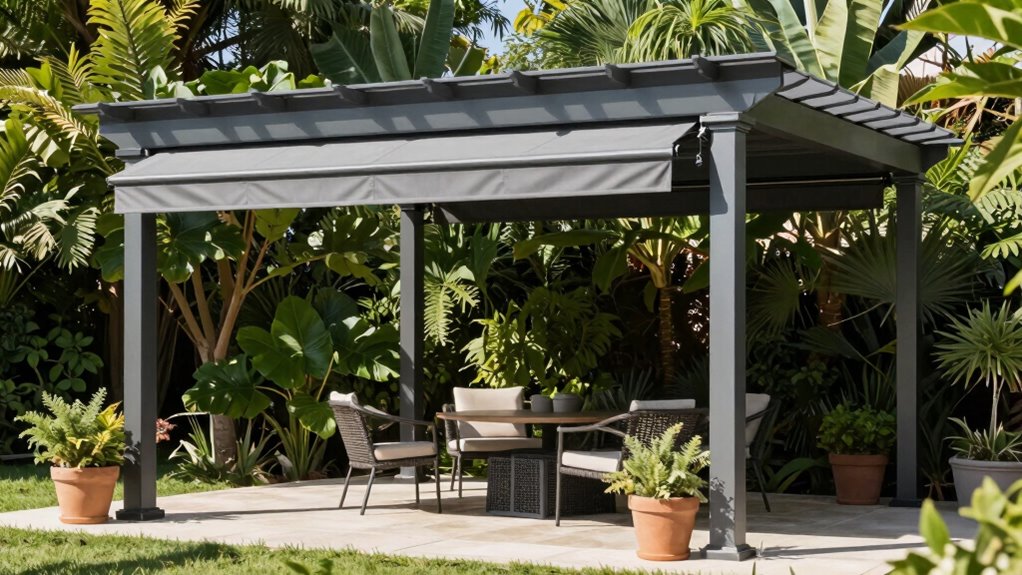 pergola canopy selection criteria