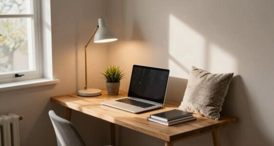 portable study nook setup