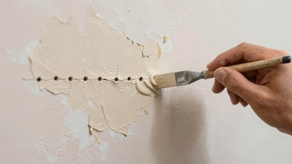 prepare fill sand finish