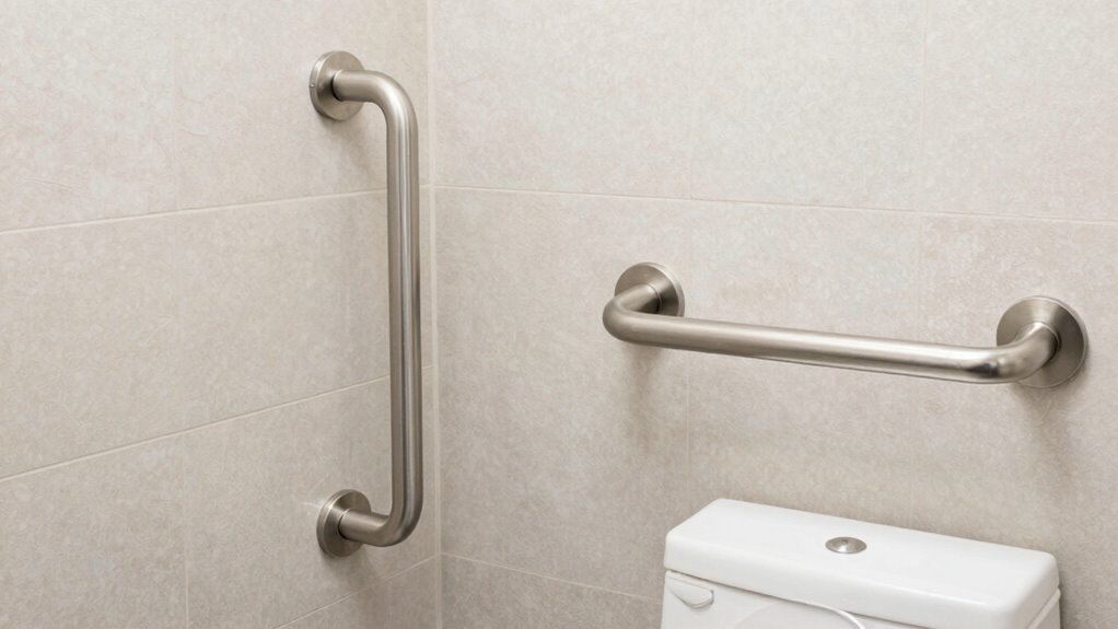 proper bathroom grab bar installation