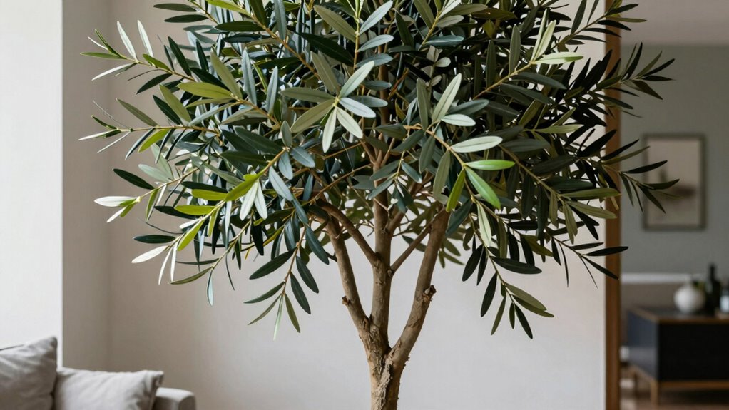 proper faux tree placement
