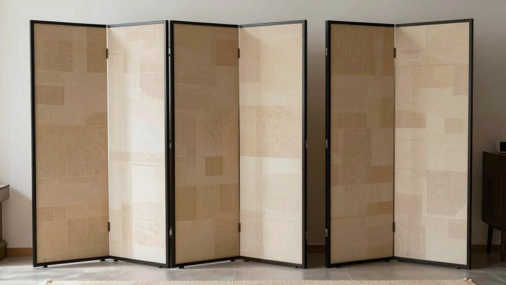 proper folding screen placement