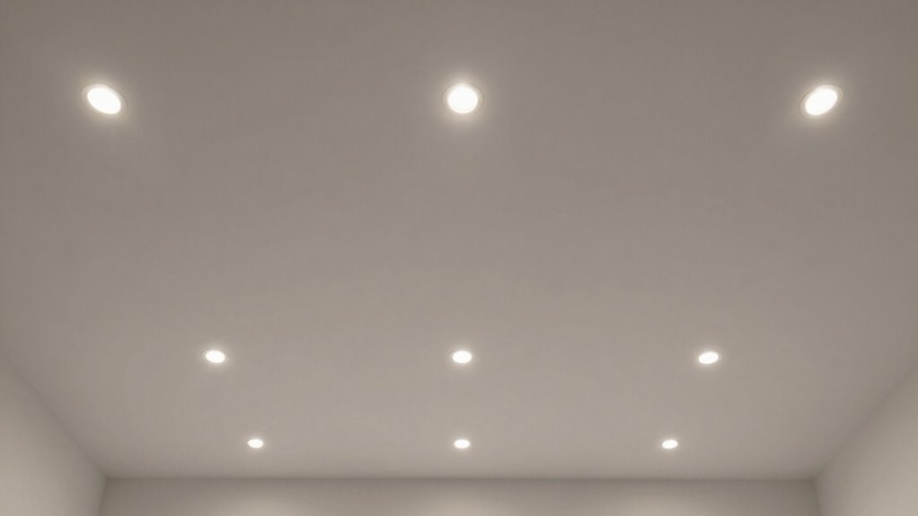 proper recessed lighting spacing