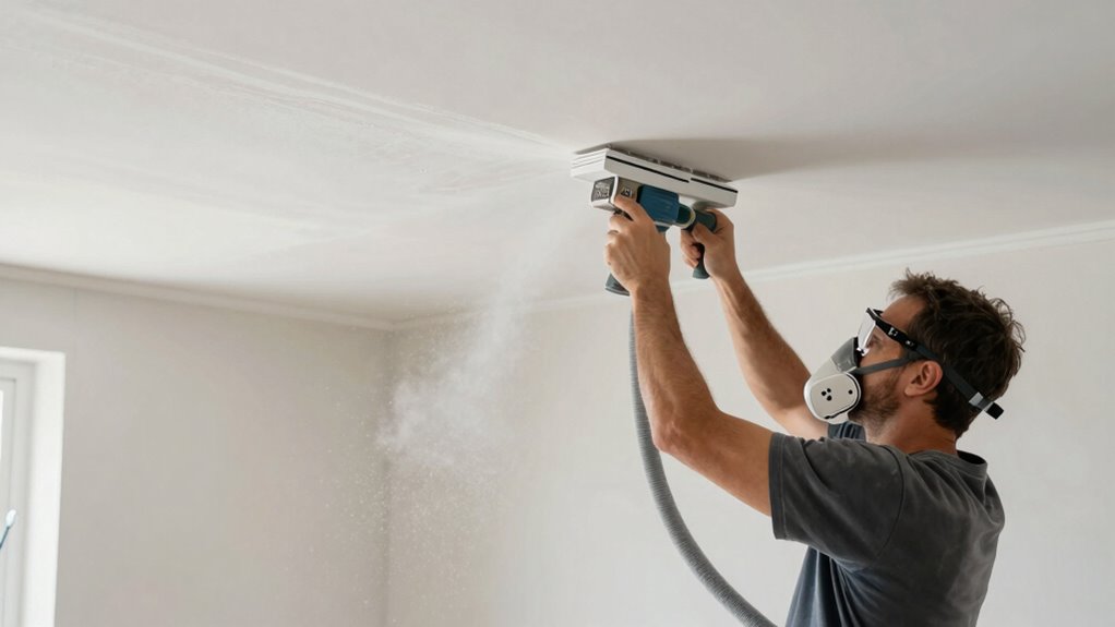 proper sanding minimizes dust