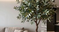 realistic 7 foot faux olive trees