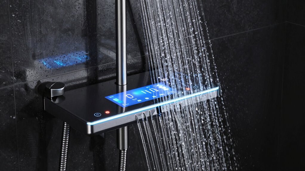 safe digital shower controls