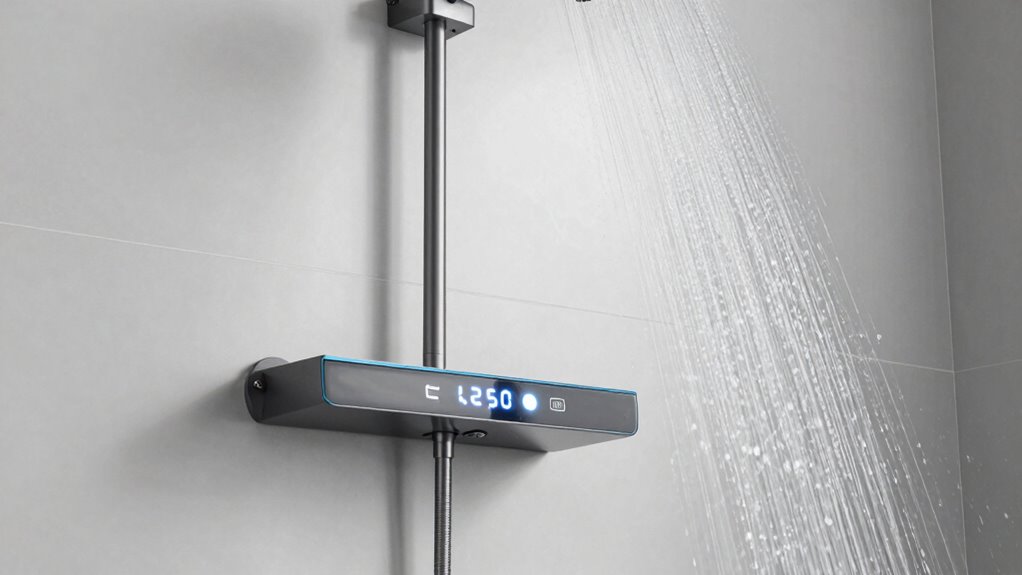 safe digital shower installation