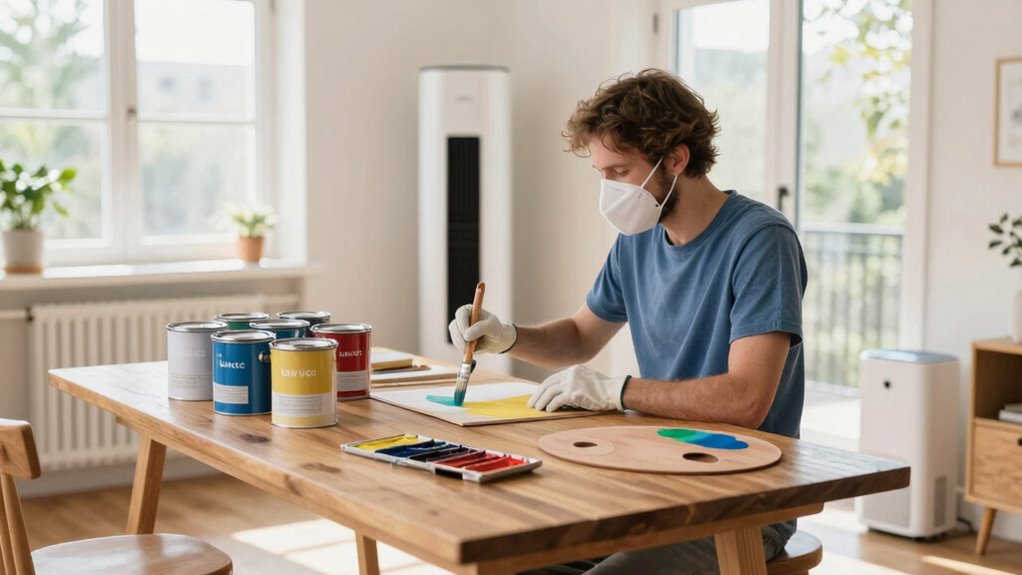 safe low voc painting practices