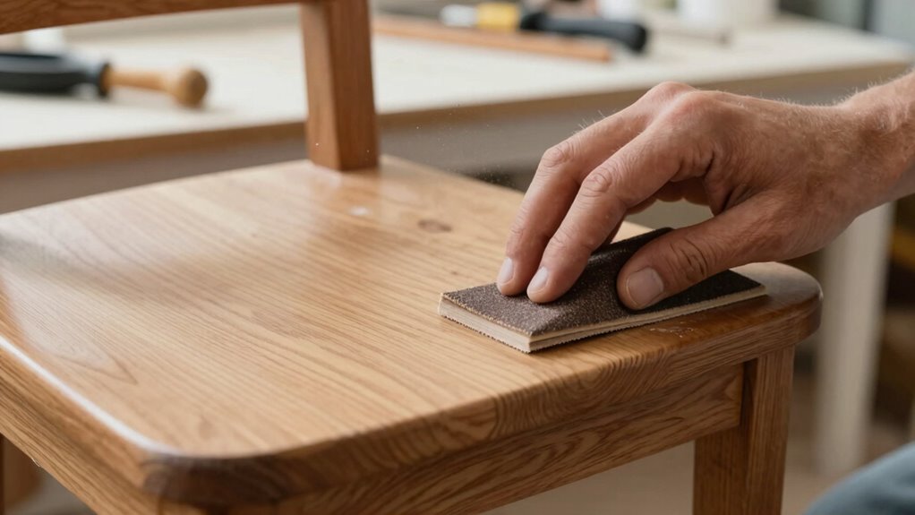 sand clean prep paint