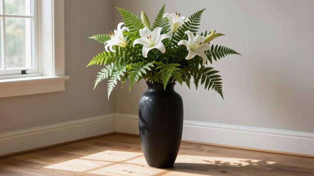 seasonal textured floral arrangements