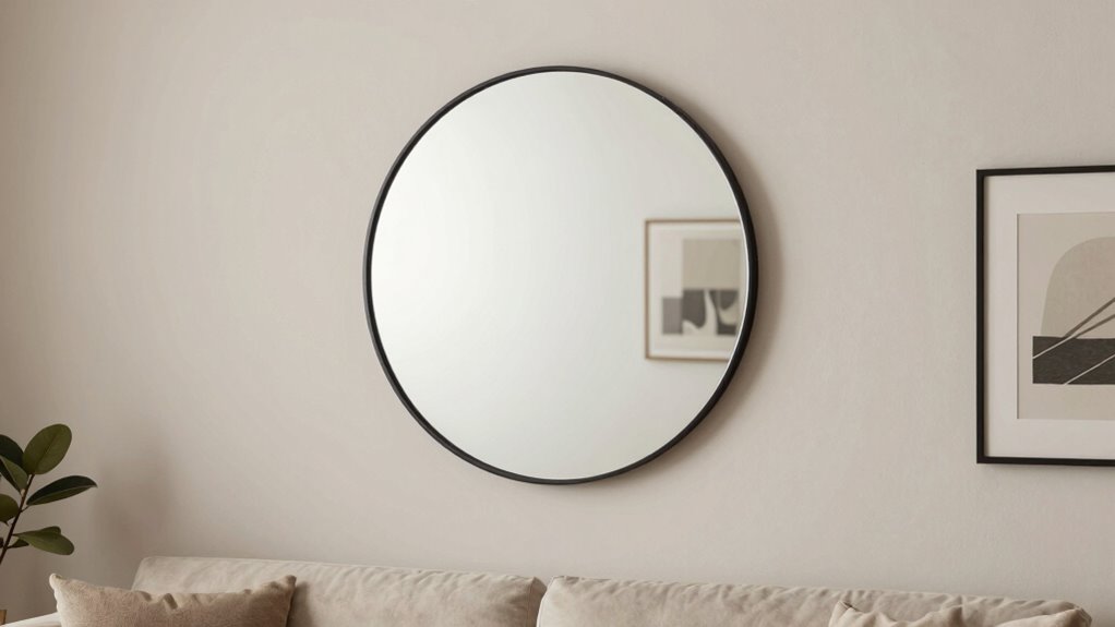 secure level mirror mounting