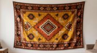 securely hang oversized tapestry