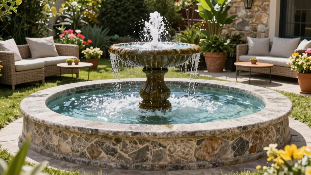 selecting the perfect patio fountain