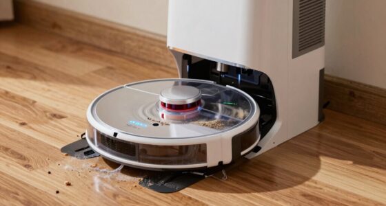 self emptying dock capabilities