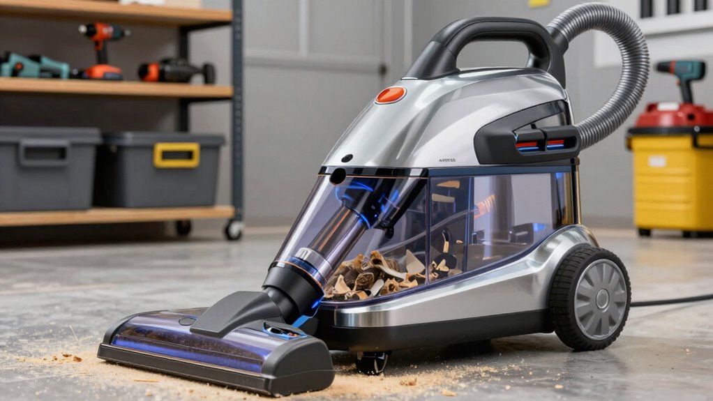 shop vacuum compatibility and features