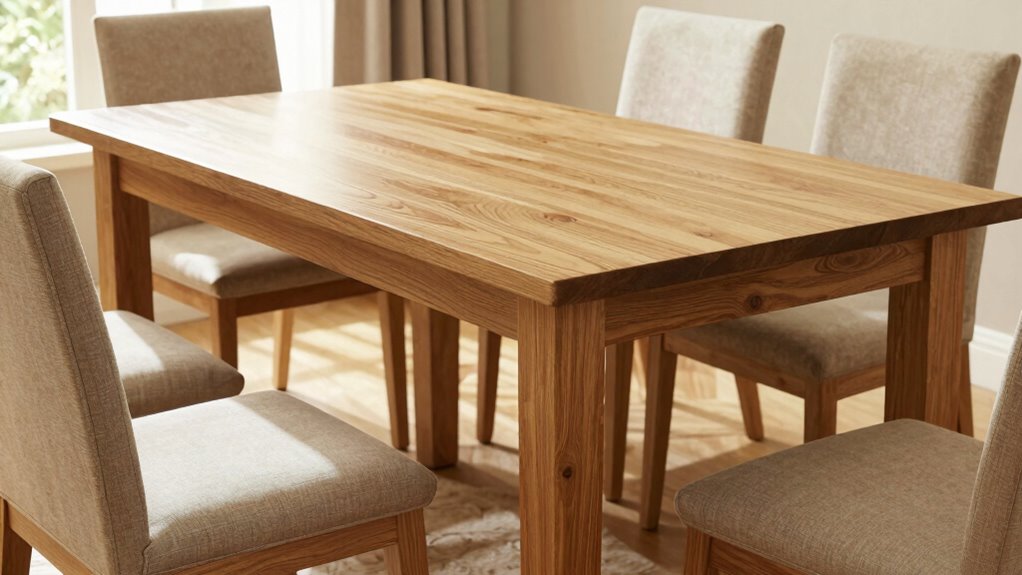 solid wood dining table selection