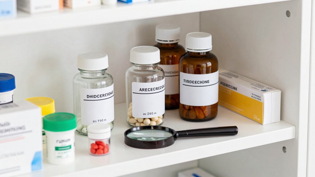 store label organize medications