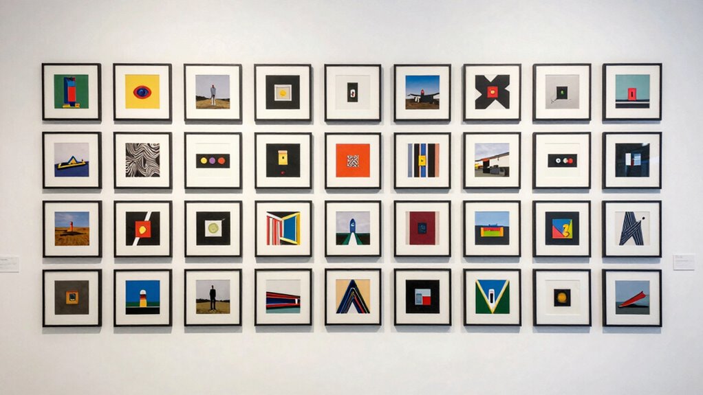 strategic gallery wall design