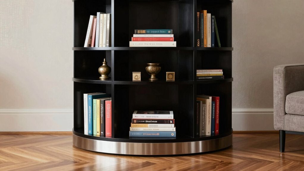 styling tips for rotating bookcases