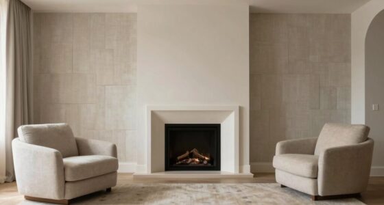 stylish acoustic panel installation