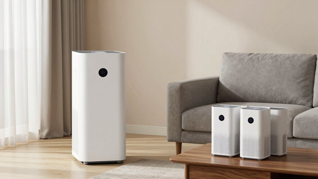 stylish space saving air purifiers