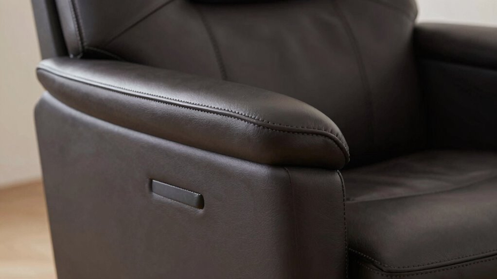 supportive armrests promote comfort
