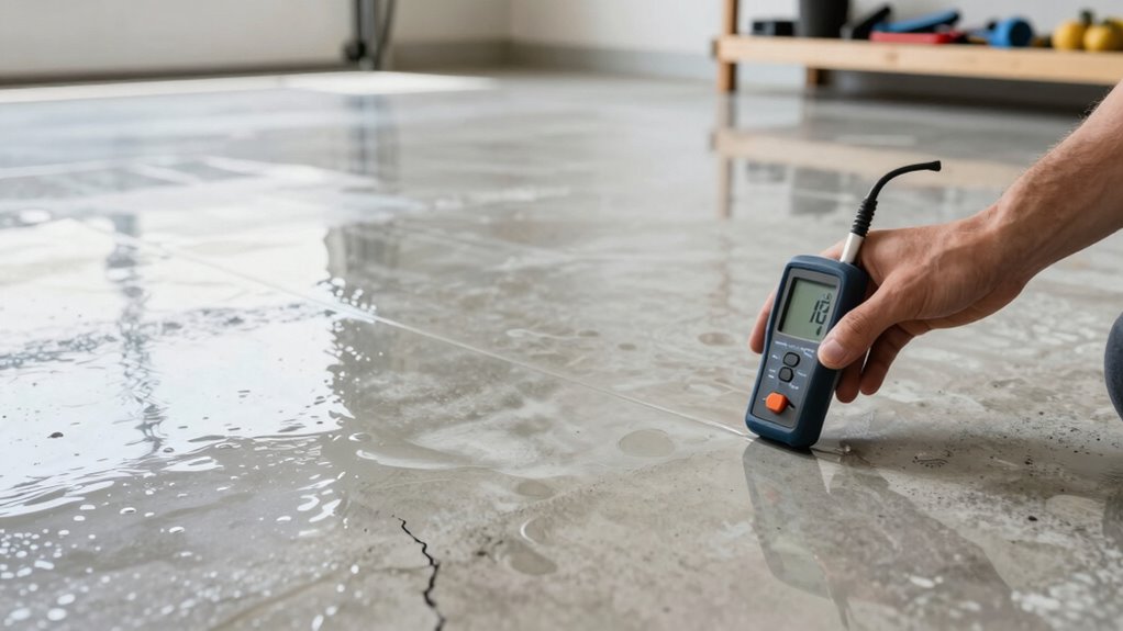 test moisture before epoxy